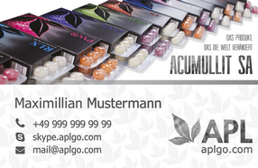 Visitenkarte "Acumullit SA"